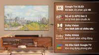 Google Tivi QLED TCL 4K 43 inch 43Q646