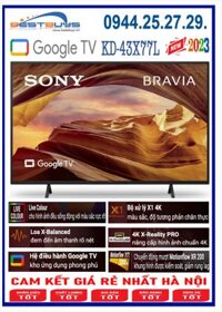 Google Tivi Sony 4K 43 inch KD-43X77L [2023]