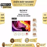 Google Tivi Sony 4K Ultra HD 43 inch KD-43X80K - Model 2022 Mới DMNSG