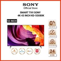 Google Tivi Sony 4K Ultra HD 55 inch KD-55X80K - Model 2022 ( sale )