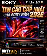 Google Tivi Sony 85 inch Mini Led 4K Bravia 9 II (K-85XR90M2) Mới 2026