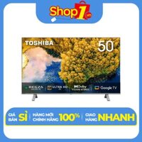 Google Tivi TOSHIBA 50 inch 50C350LP, Smart TV Màn Hình LED 4K UHD - Loa 24W - Hàng Chính Hãng