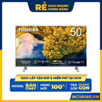 Google Tivi TOSHIBA 50 inch 50C350LP, Smart TV Màn Hình LED 4K UHD - Loa 24W - Hàng Chính Hãng