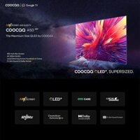 Google TV Coocaa 100A5D 4K QLED - 100 inch