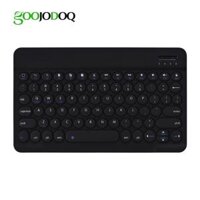 GOOJODOQ Bàn Phím Bluetooth 9.7 Inch Chìa Khóa Tròn Cho IPad Đèn Nền LED Tích Hợp 2.4G iPad 9.7 2017 2018 2019 10.2 5th 6th Gen7