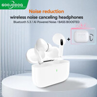 GOOJODOQ J201 IPX5 chống nước, giảm tiếng ồn, tai nghe không dây,tai nghe Bluetooth 5.3 tích hợp micro, âm thanh tốt.