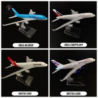 Gootardes Airbus A380 Mô hình thu nhỏ Trang trí nội thất Đồ chơi sưu tập