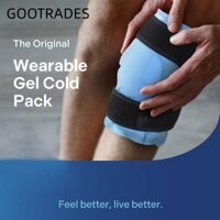 Gootrades Ice Pack, Gel Chấn thương chân có thể tái sử dụng Băng quấn, Phẫu thuật giảm đau đầu gối Trị liệu nén lạnh Sưng đầu gối Gel thay thế Gói đá cho viêm khớp Nước mắt và ACL