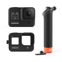 GoPro HERO8 Black Bundle with The Handler (Floating Hand Grip) and Sleeve + Lanyard (Black)