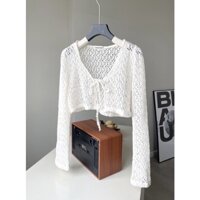 GORGEOUS -  Áo Lưới Len Khoác Ngoài Dày Dặn - CAROLYN CARDIGAN