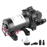 Gorgeri Automatic-Demand Diaphragm Pump 12V 60 PSI 5.0 GPM Diaphragm Pump Self‑Priming Boat Marine RV Water Pump
