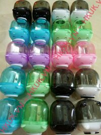 gọt bút chì hình heo nhiều màu