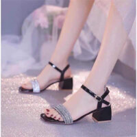 Gót vuong mũi tròn cao 3 phân quai soàn mảnh có big size 35-45