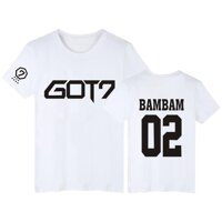 GOT7 Kpop Bambam Áo Phông JB Jackson Nữ Tay Ngắn Áo Thun Với Gót 7 Kpop Hip Hop Áo Phụ Nữ Trong Tee áo Sơ Mi Nữ 2016