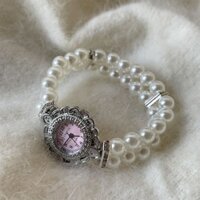 Gothic Nhỏ Cổ Tích Ngọc Trai Vintage Đồng Hồ Nữ Học Sinh Trung Học Niche Ánh Sáng Sang Trọng Cao Cấp Ngọt Ngào Cô Gái Vòng Tay Đồng Hồ 3.26.2