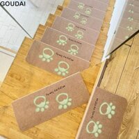 Goudai 2 Chiếc Dạ Quang Gấu Móng Vuốt Cầu Thang Thảm Tự Dính Trang Trí Nhà Sàn