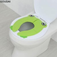 Goudai Bô Đệm Chống Trơn Trượt Cho Bé Du Lịch Trẻ Em Di Động Bồn Cầu Miếng Lót