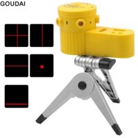 Goudai Mức Laser Đèn LED ngang nhẹ Độ chính xác cao với chân máy Công cụ đường dọc bằng nhựa