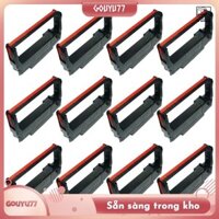 [Gouyu77] 12 Ruy băng máy in màu đen và đỏ cho máy in Epson ERC38 ERC30 ERC34 TM-U220A / 220B / 220D / 300 / 375 cho SNBC BTP-M180