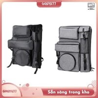 [Gouyu77] Ba lô danh mục đầu tư nghệ sĩ bền bỉ Mang theo túi đeo vai Dụng cụ bảng vẽ Túi đựng du lịch để vẽ phác thảo