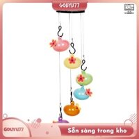 [Gouyu77] Bộ nạp chim chuông gió quyến rũ, Bộ nạp chim và chim treo ngoài trời Dễ dàng lắp đặt Dễ dàng sử dụng