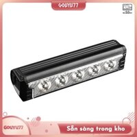 [Gouyu77] Đèn LED xe đạp siêu sáng USB Đèn pha xe đạp có thể sạc lại Xe đạp leo núi Đèn xe đạp địa hình 5 đèn pha năm chế độ Đèn pha xe đạp chống nước