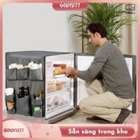 [Gouyu77] Dụng cụ sắp xếp tủ lạnh Mini trên tủ lạnh, Tổ chức và lưu trữ tủ lạnh Mini giữ đồ đựng thức ăn
