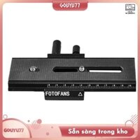 [Gouyu77] FOTOFANS Chụp ảnh lấy nét Macro Slider Rail Digital SLR DSLR LP-01 Cận cảnh 2 chiều cho máy ảnh DSLR