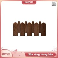 [Gouyu77] Giá treo áo treo tường bằng gỗ có móc trang trí ẩn Quần áo Mũ móc chìa khóa Tủ quần áo cho nội thất phòng khách