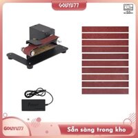 [Gouyu77] Phích cắm EU, Máy chà nhám đai Mini Máy chà nhám điện Máy mài nhỏ có thể điều chỉnh để mài chế biến gỗ DIY Dễ dàng lắp đặt Dễ dàng sử dụng