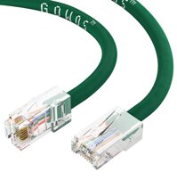 GOWOS 50-Pack, Cat6 Ethernet Cable (1 Feet - Green) UTP - Computer Network Cable with Bootless Connector - RJ45 10Gbps High Speed LAN Internet Patc...