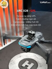 [GPS] Flycam JJRC X28 Pro 2025, Camera 1080p, Điều Khiển Tích Hợp Màn Hình HD, Tầm Bay 1000m, Tự Quay Về - Sunny Kids
