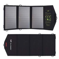 GPWDSN Solar Charger 5V 21W Solar Panel with Dual USB Ports Water Resistant Foldable for Mobile Phones Tablets Power Bank and Camping Travel