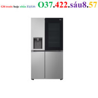 GR-G257SV - Tủ lạnh LG Instaview lấy nước ngoài UVnano 635L màu bạc GR-G257SV -