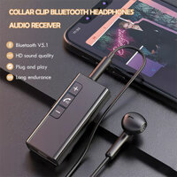 GR13 Collar Clip Tai nghe Bluetooth | Bluetooth Receiver V5.1 Tai nghe không dây | Không có độ trễ/hiển thị mức năng lượng/giảm tiếng ồn