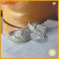 [Gra Moissanite] Nhẫn rắn ngón tay mở cá tính rộng