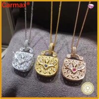 [Gra Moissanite] Vòng cổ vàng 18K phù hợp thời trang