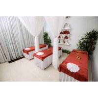 gra trải giường spa _nhận may theo yêu cầu