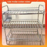 [🚀Grab: hoả tốc 1h🚀] Chạn úp bát/Kệ úp bát đĩa inox Sài Gòn kèm ống đũa cao cấp dày đẹp(ảnh thật SP)