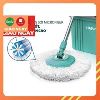 (Grab/Now) BỘ LAU NHÀ XOAY 360 ĐỘ SUNHOUSE HAPPY TIME KH-CL330S