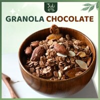 Granola ăn kiêng Julie's Food Vị Chocolate, Ngũ cốc giảm cân dinh dưỡng không đường 500g