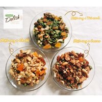 Granola handmade vị mật ong + cacao 500gr - Delish Granola - 8 loại hạt