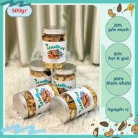 Granola Hạt Ngũ Cốc Dinh Dưỡng Ít Yến Mạch Siêu Hạt nhà Lok Cok