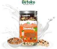 Granola Mật Hoa Dừa/Cần Tây Mật Hoa Dừa 300g - Detoko Food