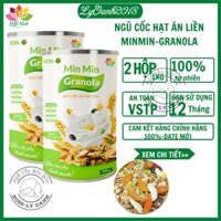 GRANOLA Min Min _ NGŨ CỐC NGUYÊN HẠT ĂN LIỀN CHUẨN ORGANIC 1kg