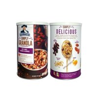 Granola ngũ cốc siêu hạt ăn sáng 453g, hỗ trợ giảm cân mix 4 hạt  vị mật ong