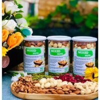 Granola siêu hạt 100% hạt dinh dưỡng mix macca hạnh nhân hat bí hạt điều hộp 500g các vị ăn kiêng eatcleam