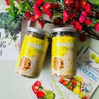 GRANOLA SIÊU HẠT (óc chó, hạt điều, hạch nhân, bí xanh, trái cây sấy dẻo,...)