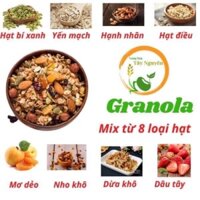 Granola siêu Hạt & Quả (mix các loại hạt, hoa quả sấy, dừa khô)