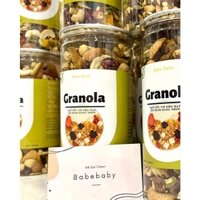 Granola Siêu Hạt Thơm Giòn, Ngũ Cốc Giảm Cân Thêm Macca, Óc Chó Đỏ, Hạnh Nhân, Dừa Khô - BABEBABY VN - Healthy Food